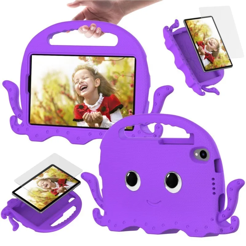 Octopuses EVA Kids Case For Lenovo Tad M10 5G K10 PRO 5G 10.6 M10 3rd 10.1 M9 9(2023)M11TB-330FU 331FC PAD 11(2024)Tablet Cover