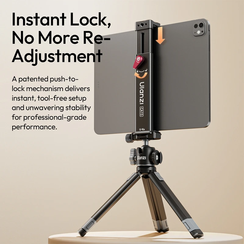 Ulanzi CA15 Tablet Clamp 13.5-22cm Cold Shoe