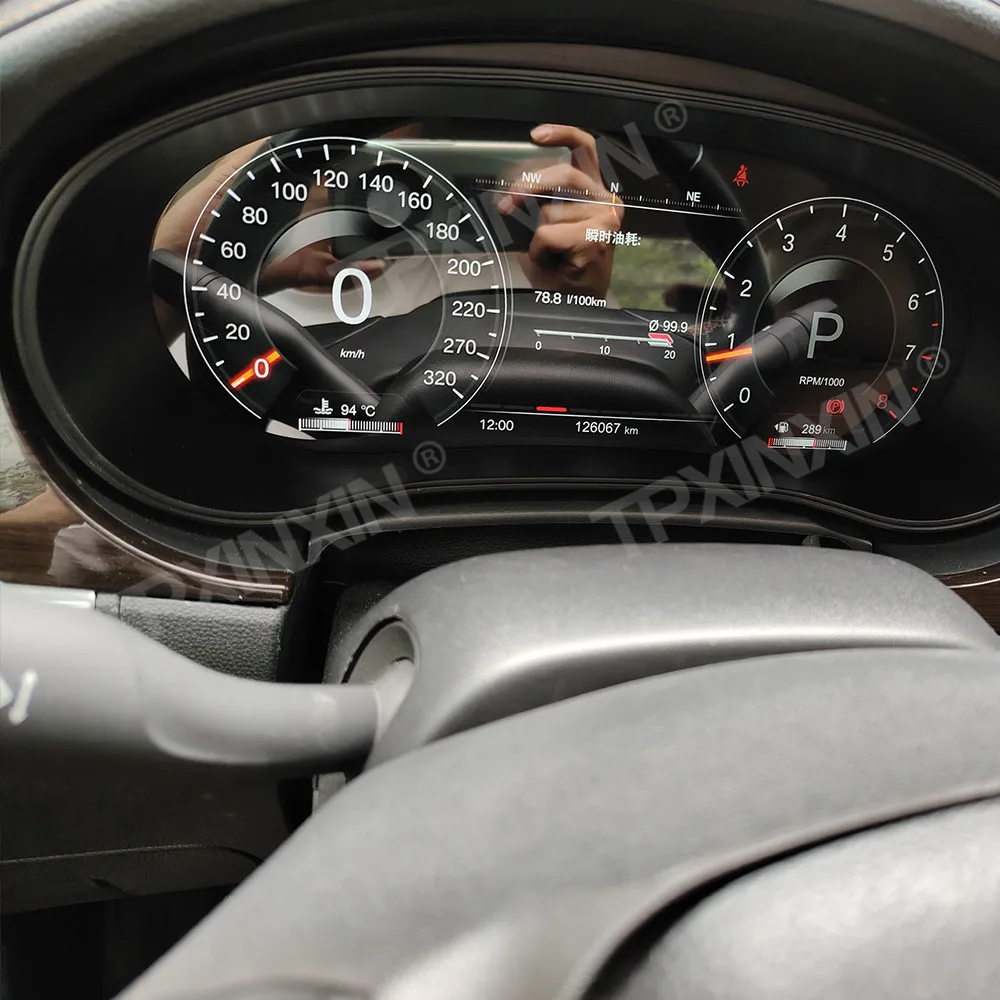 Car Digital Instrument Cluster For Buick Regal 2016-2024 LCD Dashboard Panel Speedometer Meter Virtual Cockpit Odometer Headunit