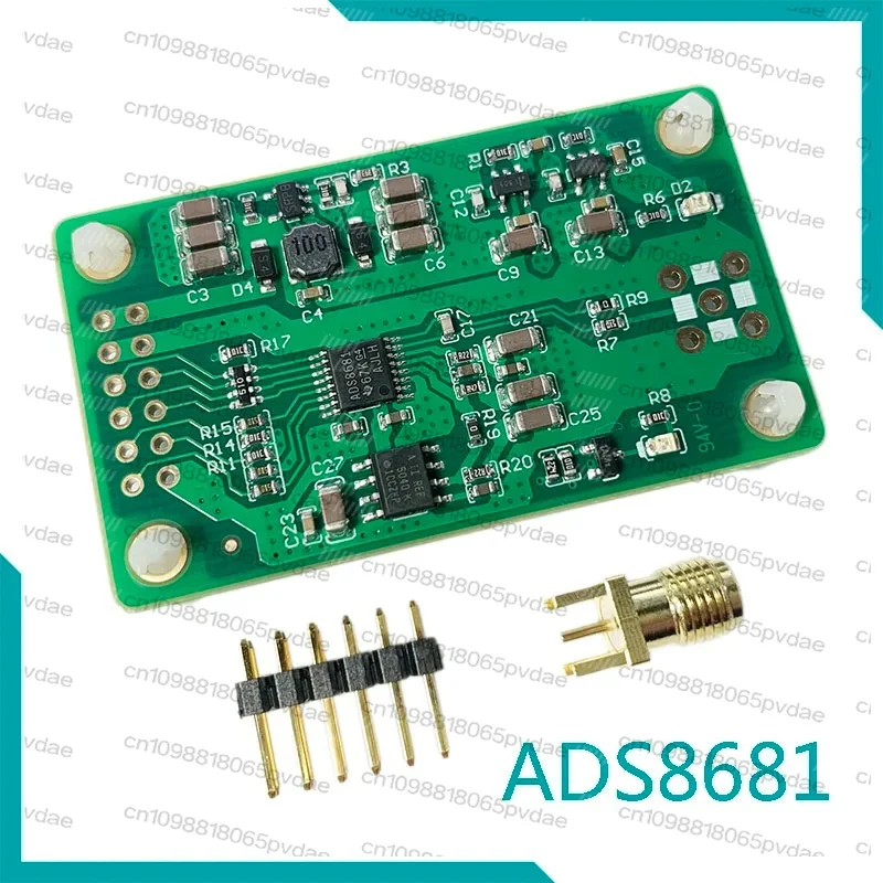 Ads8681 16bit 1msps SAR ADC Module Single Bipolar 2.56-12.288v Input