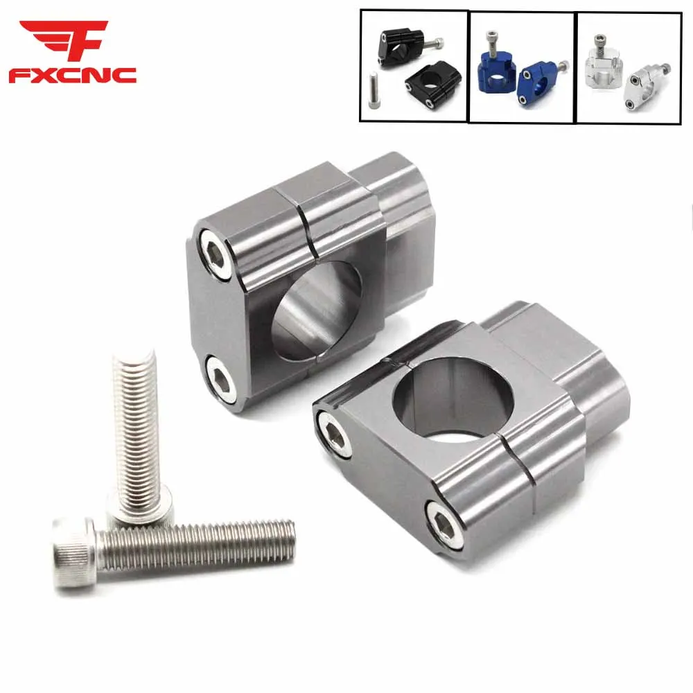 

28mm For honda CRf250R CRf250X 2004-2015 HandleBar Universal 28mm CNC Motorcycle Handle Fat Bar Risers Mount Clamp Adaptor