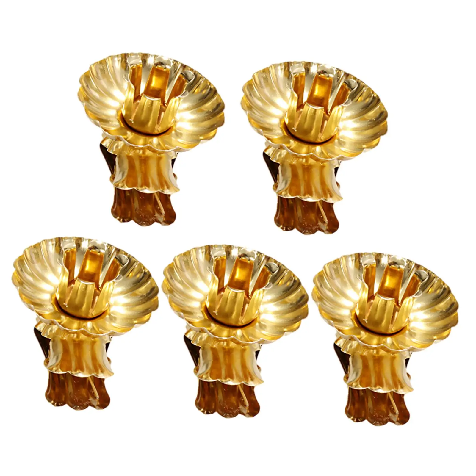 Iron Candle Holders Clip Classic Taper Candlestick Clamp for Tree Festive Decor for Clubs Bars Churches