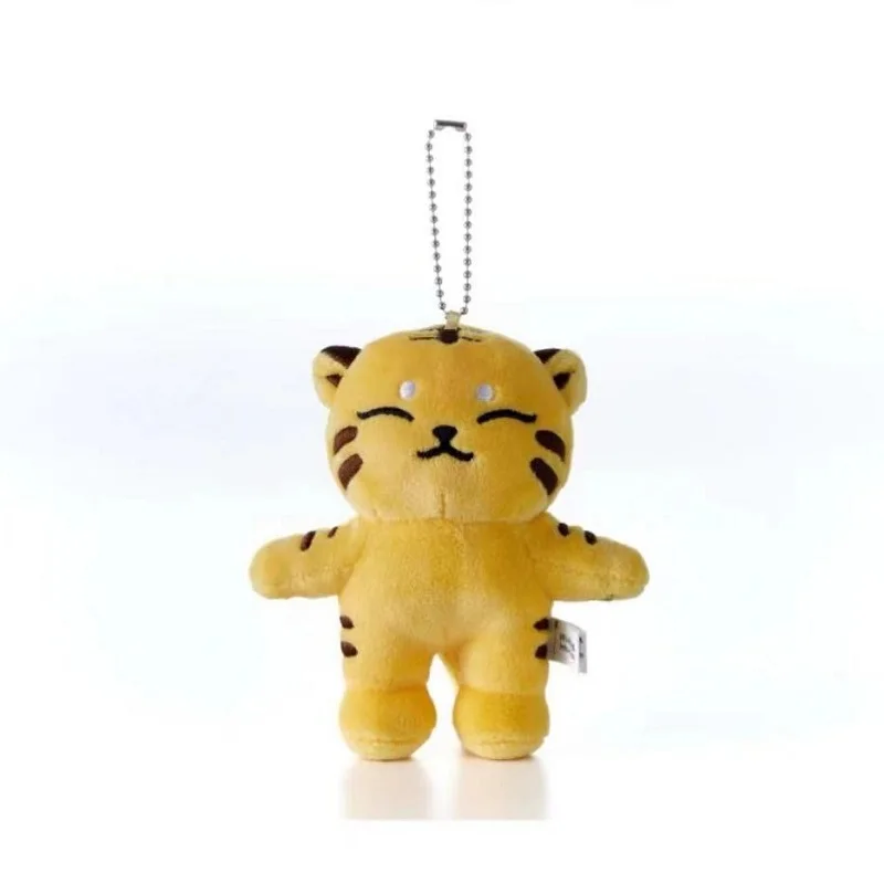 Kpop Hoshi Same Plush Keyrings Cute Soft Milk Sugar Tiger with Cloth Keychains Key Rings Doll Bag Pendants Accessories Gifts