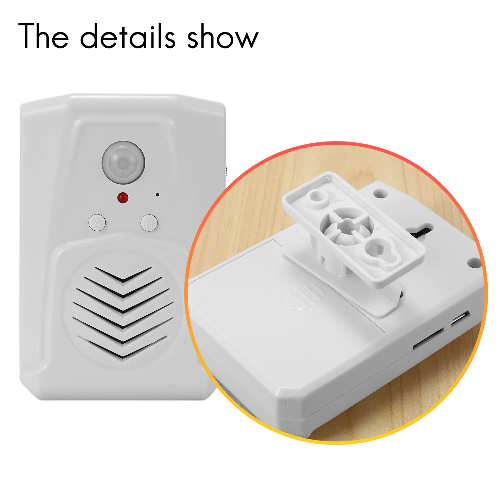 AF91-Sensor Motion Door Bell Switch MP3 Infrared Doorbell Wireless PIR Motion Sensor Voice Prompter Welcome Door Bell Entry Alar