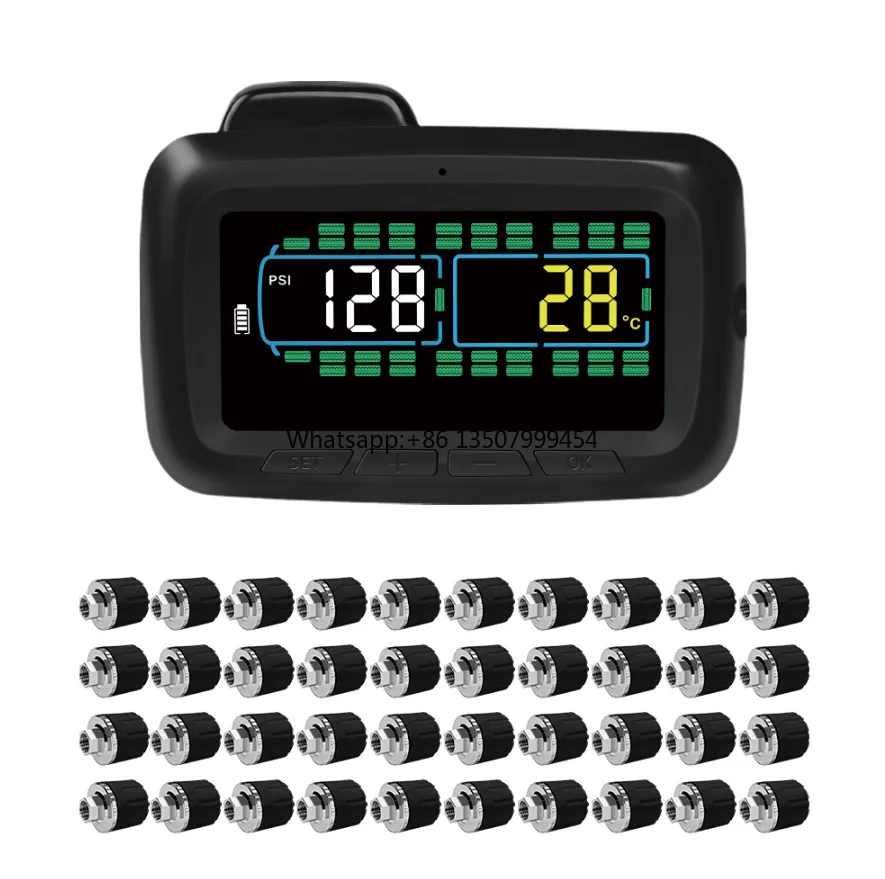

Cross-border Exclusive Smart Wireless Tire Pressure Monitoring System for 640 Wheel Trucks and Buses