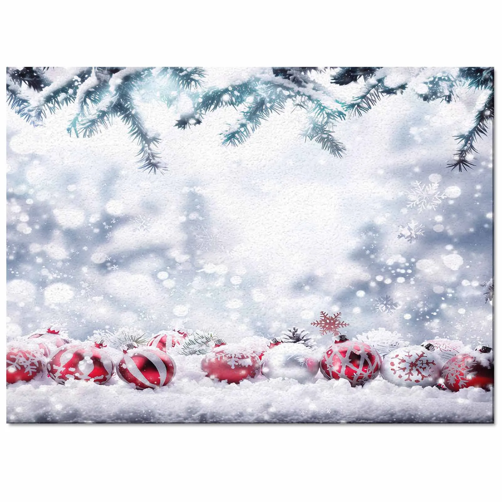 Christmas Snowball Living Room Floor Mat Children's Room Bedroom Bedside Carpet Kitchen Door Mat