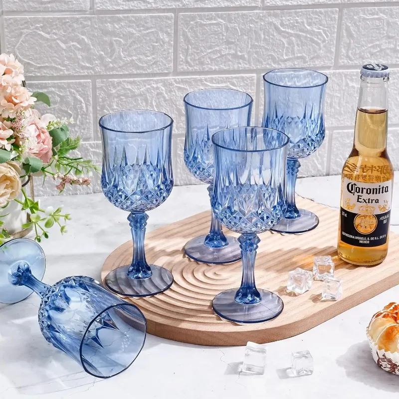 

12-36PCS Shatterproof Tall Plastic Champagne Flutes Reusable Wine Glasses for Wedding Party Outdoor Picnic Drinkware Decoration