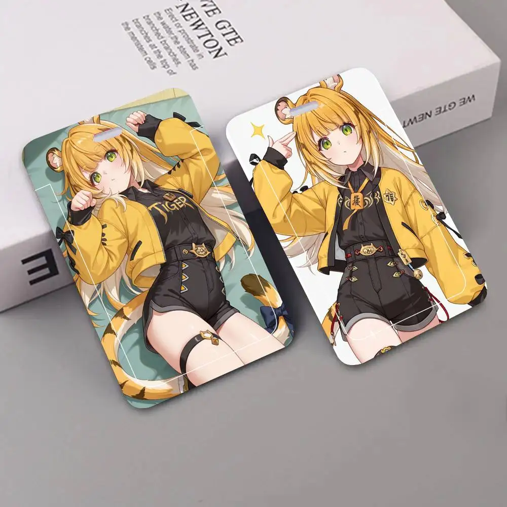 Ju Fufu Animated Game Zenless Zone Zero Black Lanyard Card Holders Student Meal Cards And Campus Ids School