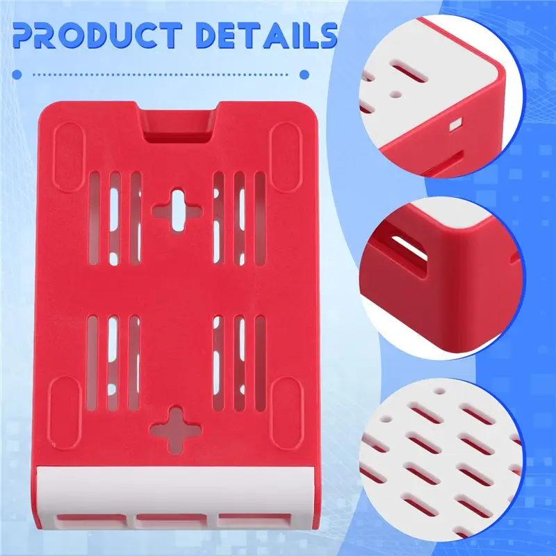For Raspberry Pi 5 Cooling Case Enhanced Heat Dissipation Multi-Function Protective Case
