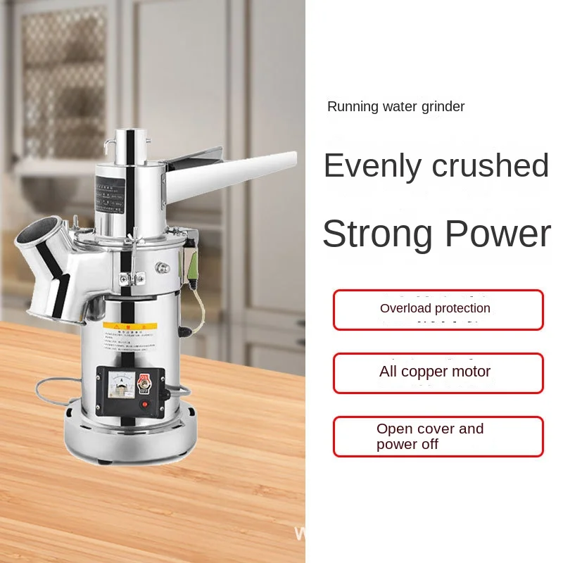 Flow Style Powder Machine Chinese Herbal Medicine Superfine Grinding Machine Small Grain Corn Grinder