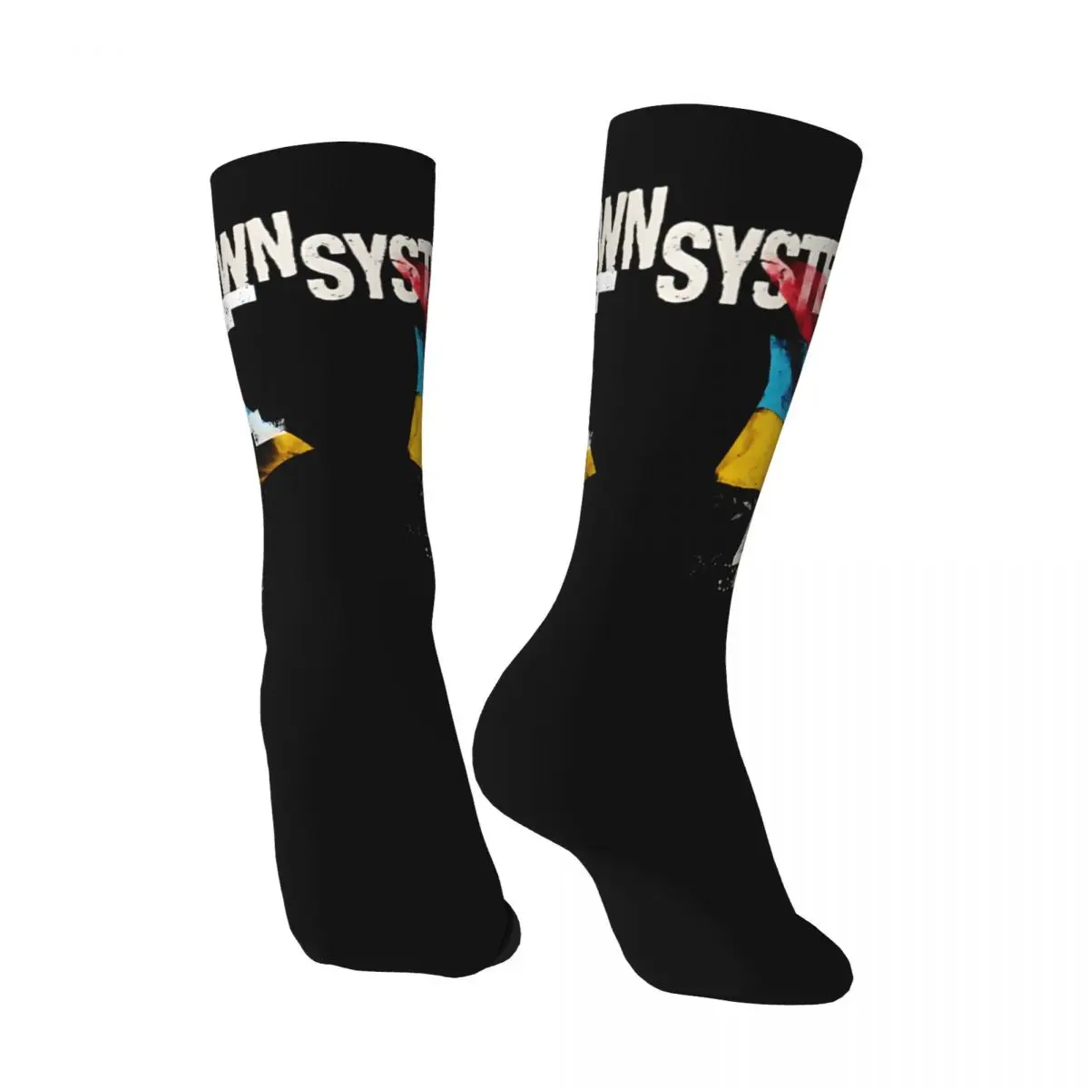 Happy Funny Men's compression Socks Amazing Retro Harajuku System Of A Down Street Style Novelty Seamless Crew Crazy Sock Gift