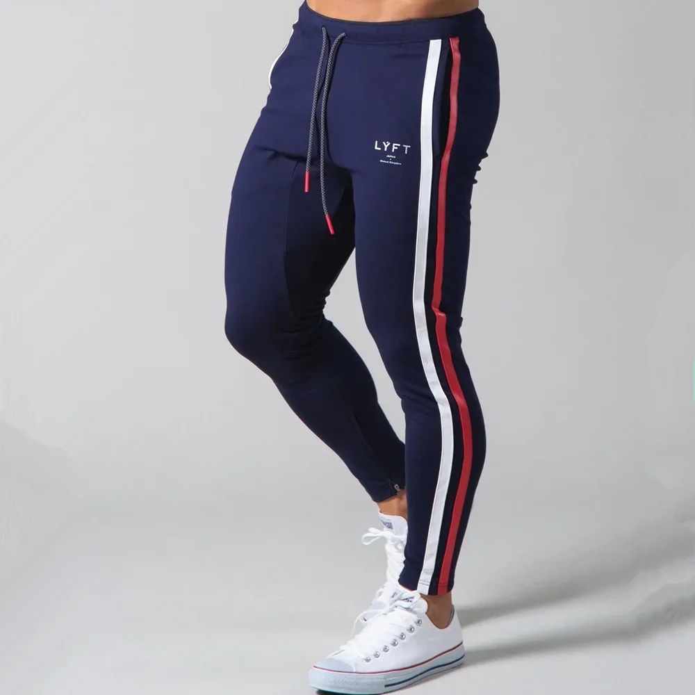 Skinny Joggers Pants Men Running Sweatpants Cotton Track Pants Gym Fitness Sports Trousers Male Bodybuilding Training Bottoms