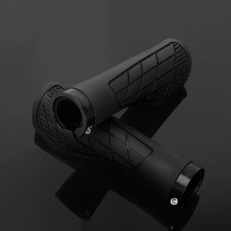 Bicycle Grips Soft Rubber For MTB Mountain Bike Shockproof Anti-Slip Handlebar Cover Lock On Ergonomic Cycling Handle Bar Parts