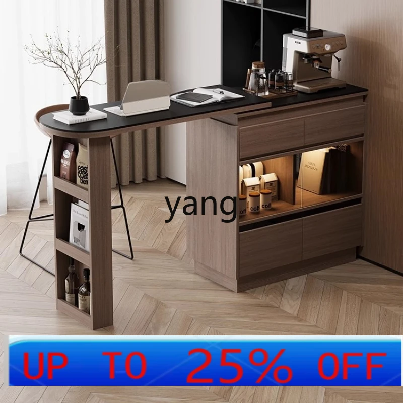 

lmM minimalist bar table household living room telescopic integrated partition cabinet