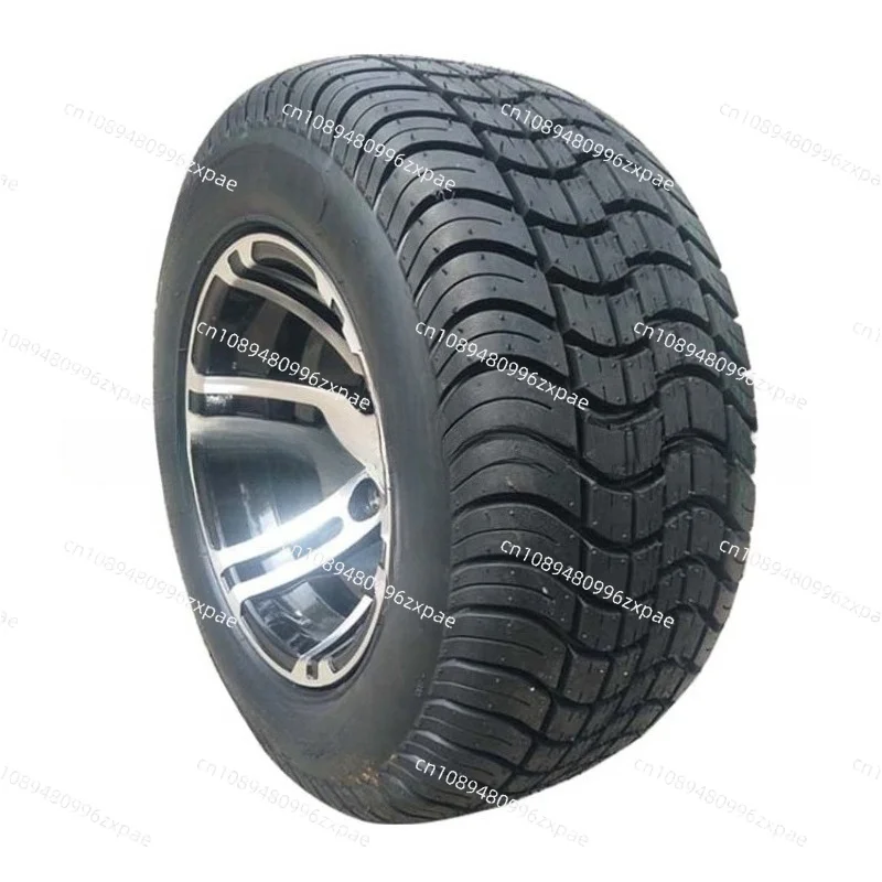 10 Inch Tubeless Tire 205/50-10 With Rim For Sightseeing Patrol Car Flat Road Use