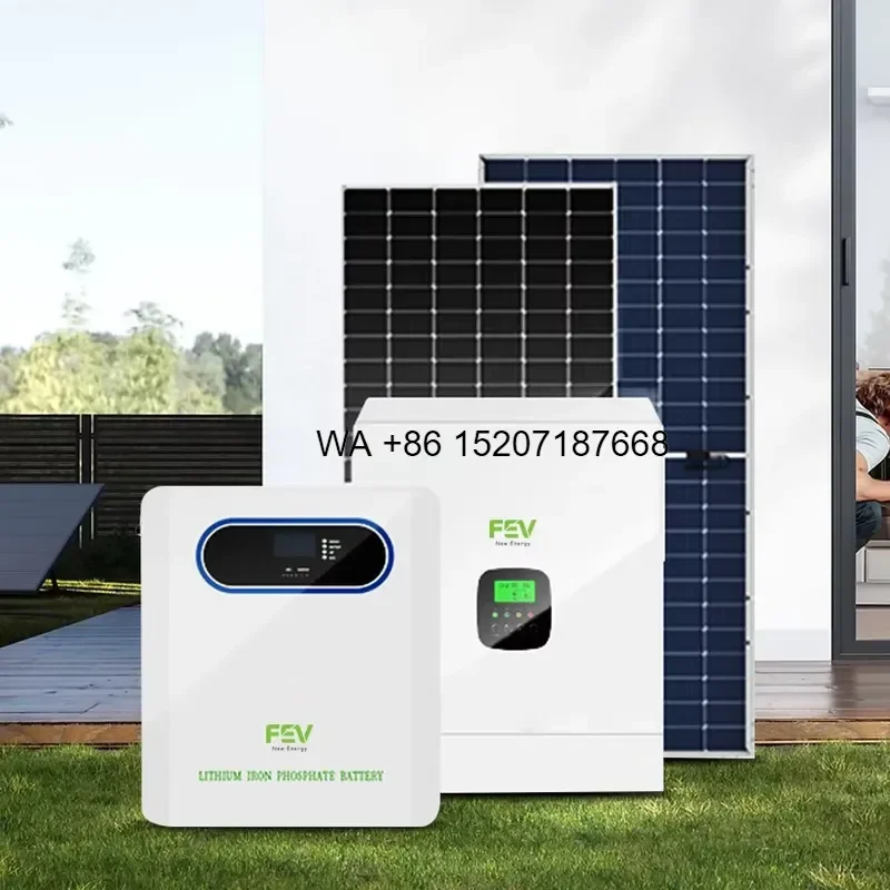 Wmwmnu Complete Rural Photovoltaic Power System 5Kw 8Kw 15Kw 20Kw 30KW Solar System With Battery Bank
