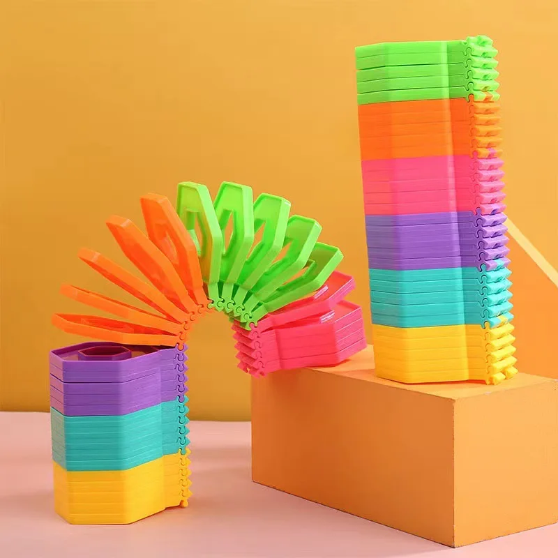 

Children's Montessori Arch Bridge Rainbow Splicing Blocks Plastic Toys Venting Stress Relief Educational Toys For Kids Gifts