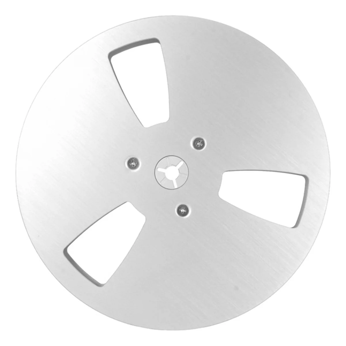 A07I 7 Inch Empty Tape Reel 1/4 Empty Tape Reel 3 Holes Wind Resistance Holes Open Reel Sound Takeup Reel for Recording B