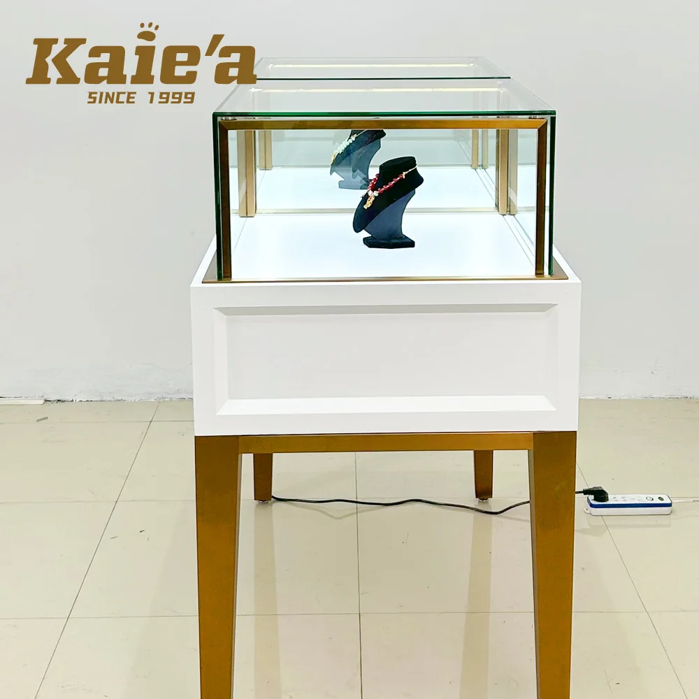 Custom.Custom Jewelry Shop Design Showroom Jewelry Display Cabinet Wooden Jewelry showcase Display