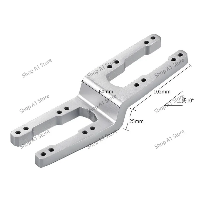 LDP Longboard Extension Fork, Deck Riser Mount, Drop Truck Adapter for Downhill Carving, Universal Skateboard Parts