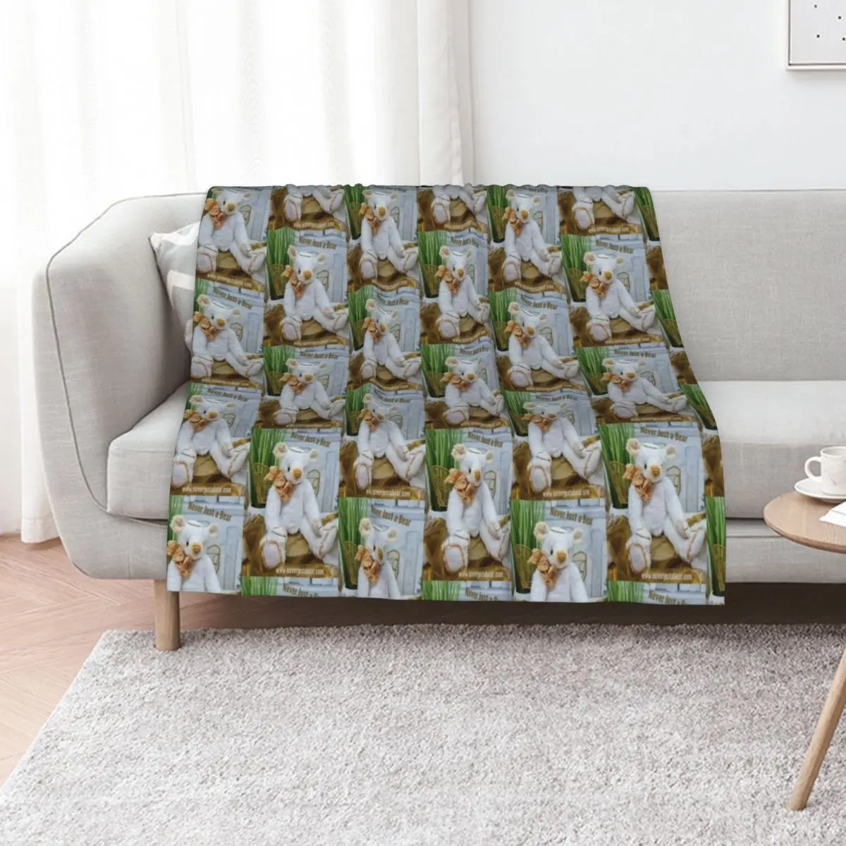 Pocket Angel Throw Blanket Lightweight Warm Blanket for Indoor Outdoor Use