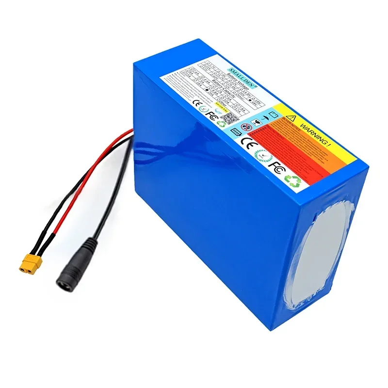 48V 20Ah 18650 Lithium Battery Pack 13S6P 1000W High Power 54.6V built-in 30A BMS for power tools backup battery +3A charger