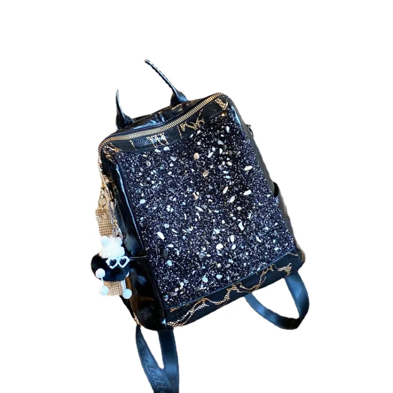 Fashion Women\'s Backpack Ita Bag Pack Shining Mochilas Para Niñas Brand Designer Bagpack Female Large Capacity Shoulder Bag