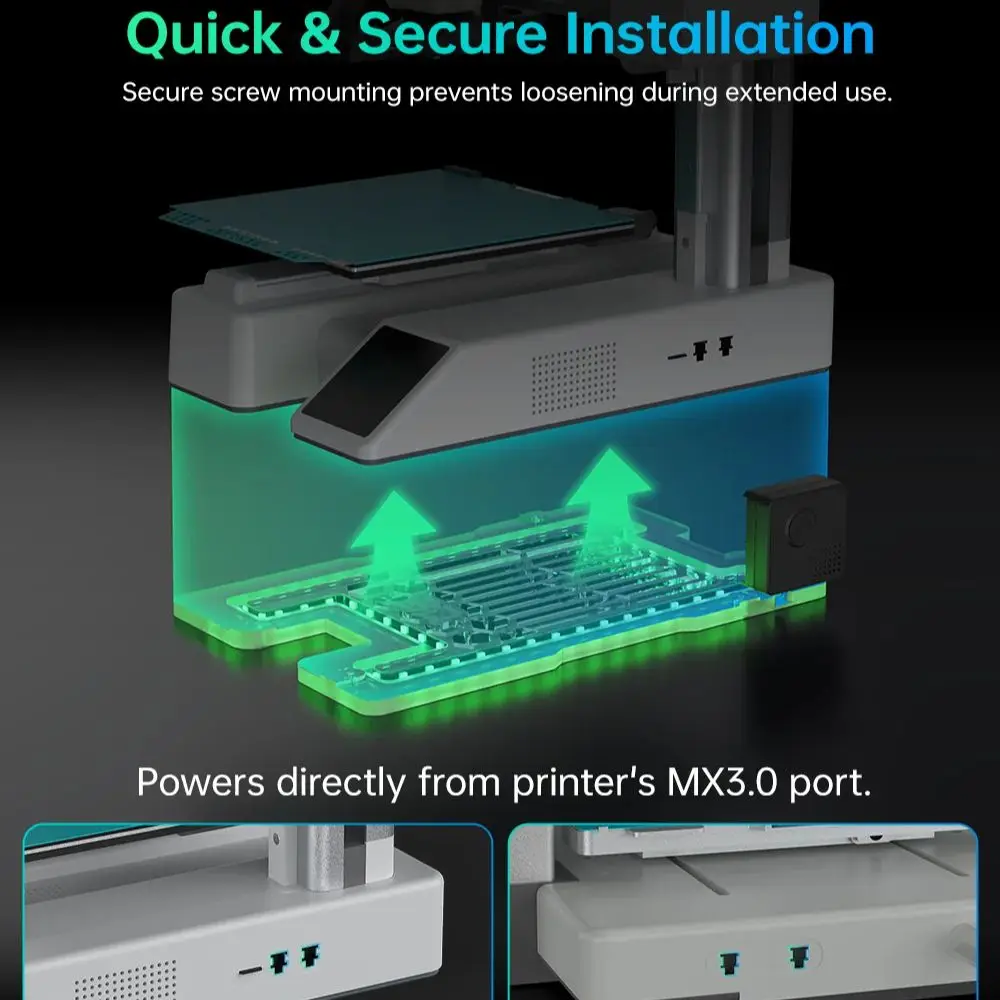 

BIQU Panda Aura Light Show Настраиваемый RGB и звуковой принтер Индикатор состояния Звуковые световые оповещения для Bambu Lab A1 A1 MINI