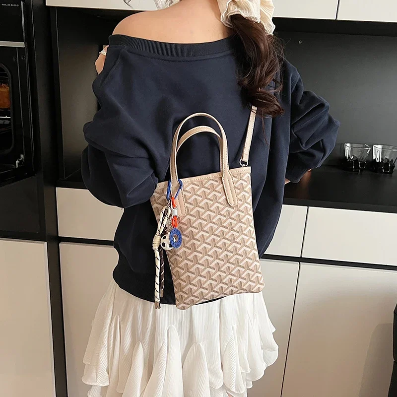 Leren dameshandtas met schoudertas Elegant ontwerp Beroemd merk Messenger Geïnspireerd voor formele evenementen