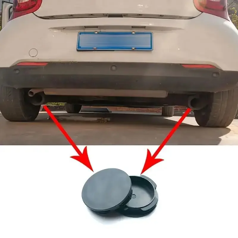 

2X 75mm For Mercedes Smart 450 451 Fortwo Forfour W451 W453 Rear Waterproof Anti Rust Tail Pipe Exhaust Tip Cover Protector Cap