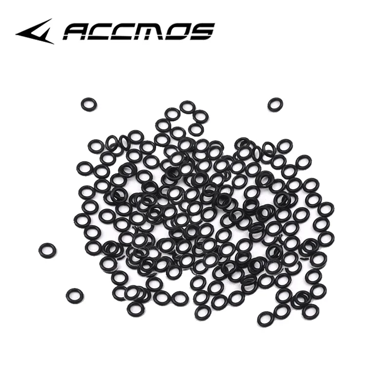 30/50/100pcs Arrowhead Rubber Ring Washers Hunting O Ring Arrow Point Locks Gasket Broadhead Replace Archery Sports Accessories