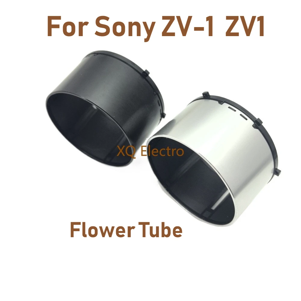 جديد لسوني ZV-1 ZV1 زهرة أنبوب عدسة في دائرة برميل حلقة (فضي/أسود) كاميرا إصلاح جزء الملحقات #1