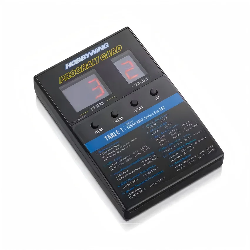HobbyWing LCD Program Box Pro programming card for RC Model Car Boat Airplane PLATINUM XERUN EZRUN electrical tuning Accessories