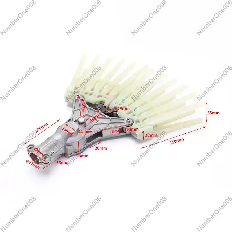 Dates Wolfberry Walnut Harvesting Machine, Fruit Picker Beater Tool with Working Head Accessories for Garden