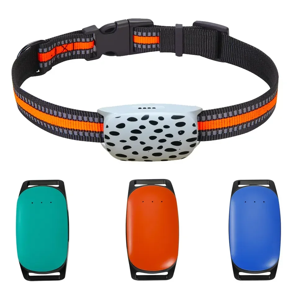 4G Pets Gps Tracker with Sim Card Waterproof Anti-theft Real-time Tracker Dog Collar Free Tracking APP for Dog Anti-lost Locator