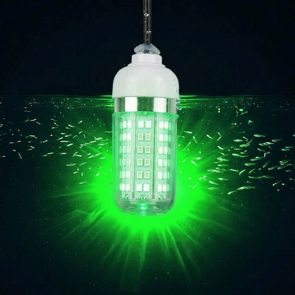 USB-betriebene grüne Angellichtlampe 5V 1A Unterwasser-LED IP68 Wasserdichte Nachtfischlampe für Tintenfisch, Tachiuo, Makrele, Boot, Schiff – Detail 6