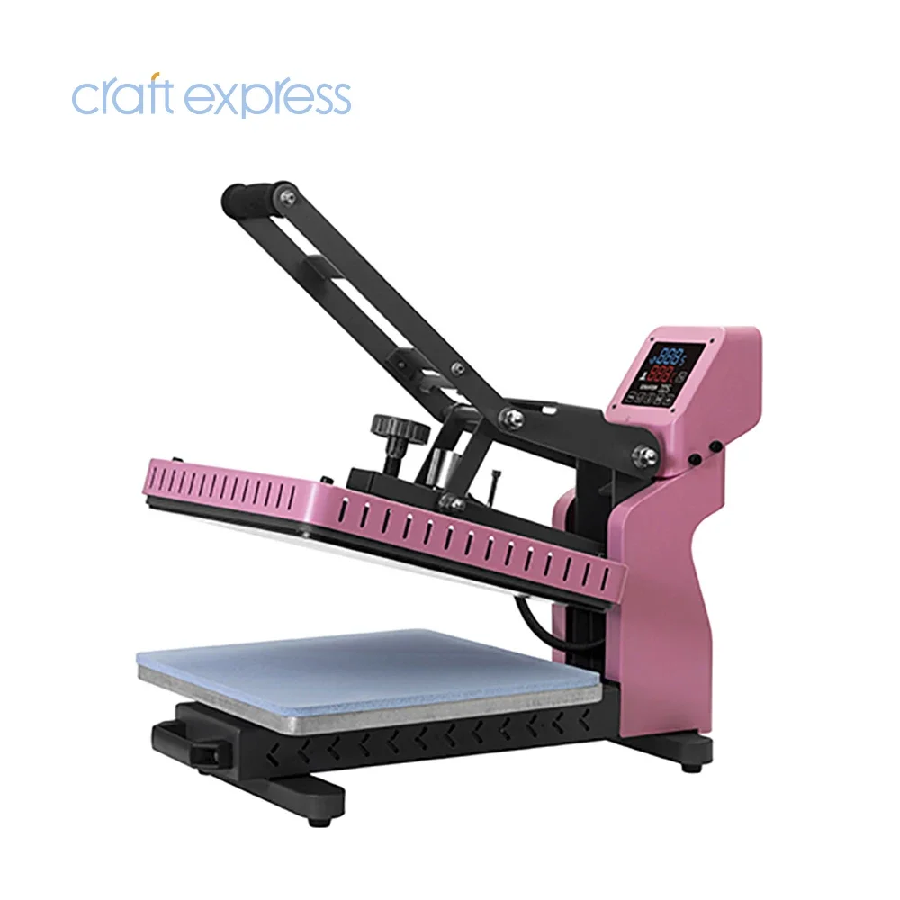 Craft Express Auto Open Slide Out Drawer Flat T shirt Transfer Printing 16x24 Heat Press Machine for small businesses