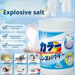 Laundry Detergent Explosive Salt Clothes Washing Strong Decontamination Laundry Powder Remove Dirt Yellow Laundry Stain Remover