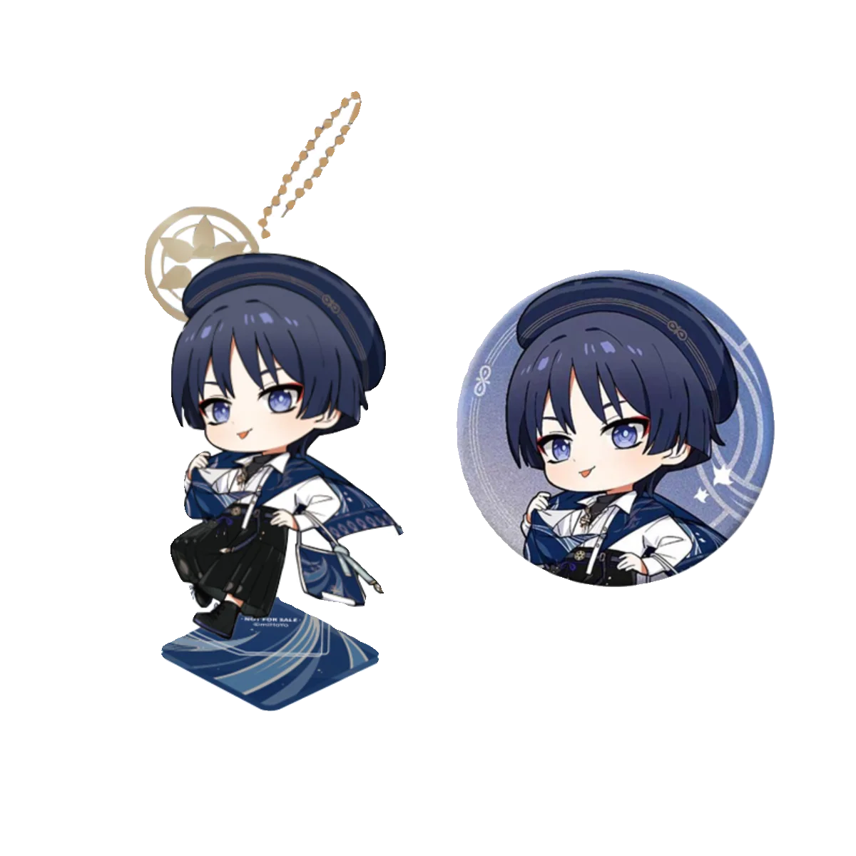 

Anime Genshin Impact Wanderer Theme Impression Series Special Cartoon Badge Acrylic Stand Figure Model Plate Desk Decor Gifts