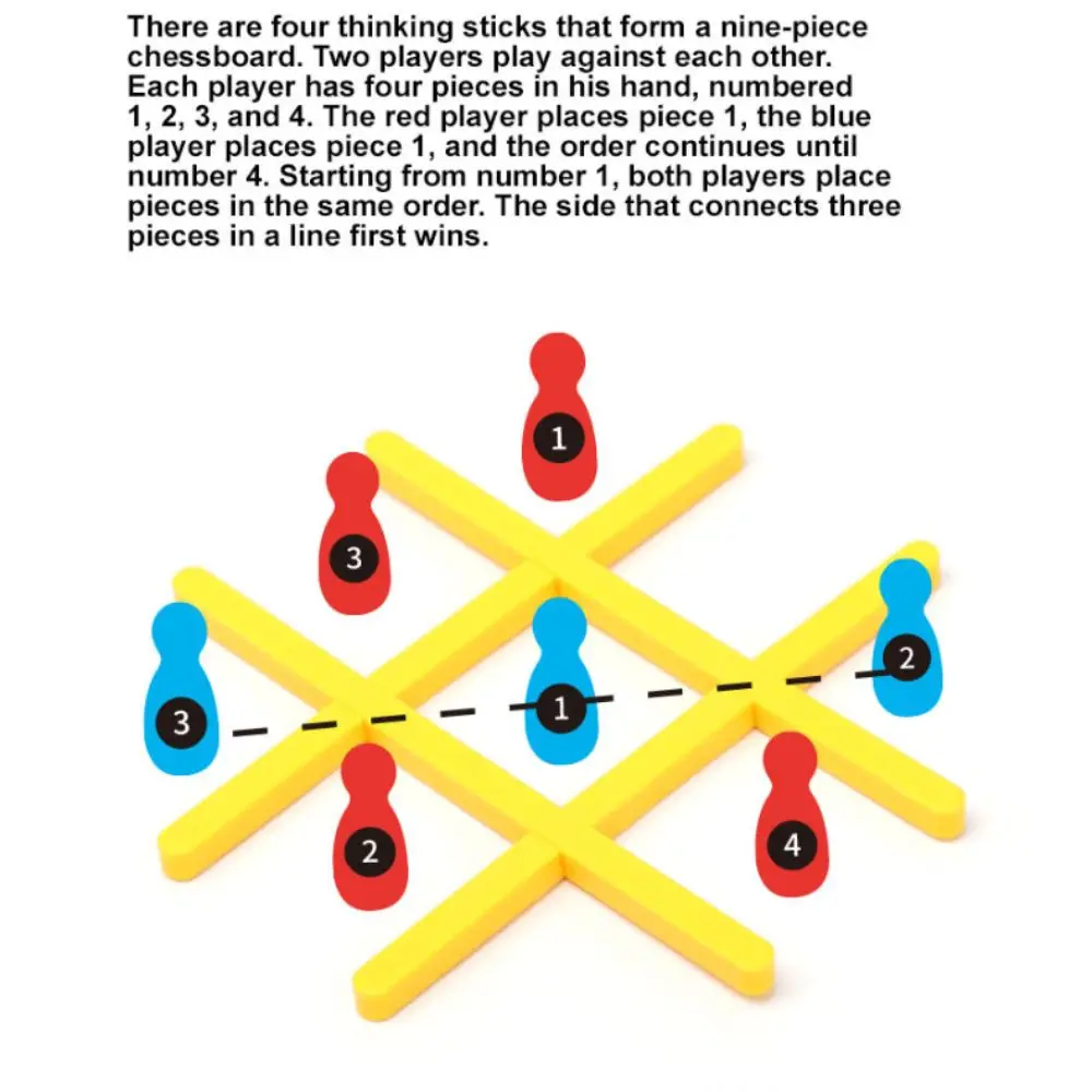 Juego de perno de mano 5 en 1 TIC-TAC-TOE Whack-a-Mole Battle, ejercicio de pensamiento educativo, rompecabezas, juego de mesa para fiesta en interiores