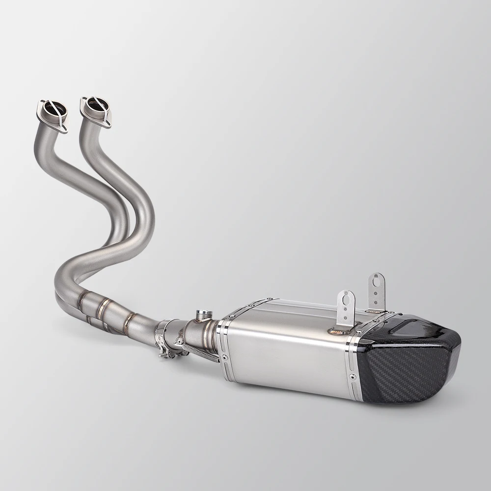 Complete Motorcycle Exhaust Systems, Modified Silent Exhaust, MT07, XSR700, Bottom Box Exhaust, 2014-2023
