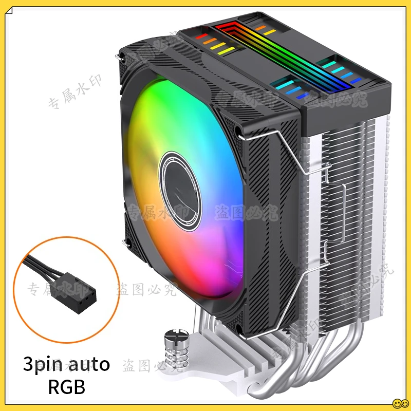 

Gaming PC Case Fan Cooling PC Tower Central Processor Cooler 115X 1700 1200 2011 AM3