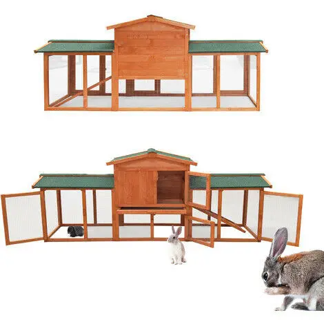 

Классический деревянный домик кролика для мелких животных, металлическая железная клетка для животных, треугольный сетчатый пояс для морских свинок, уличная переноска для домашних животных