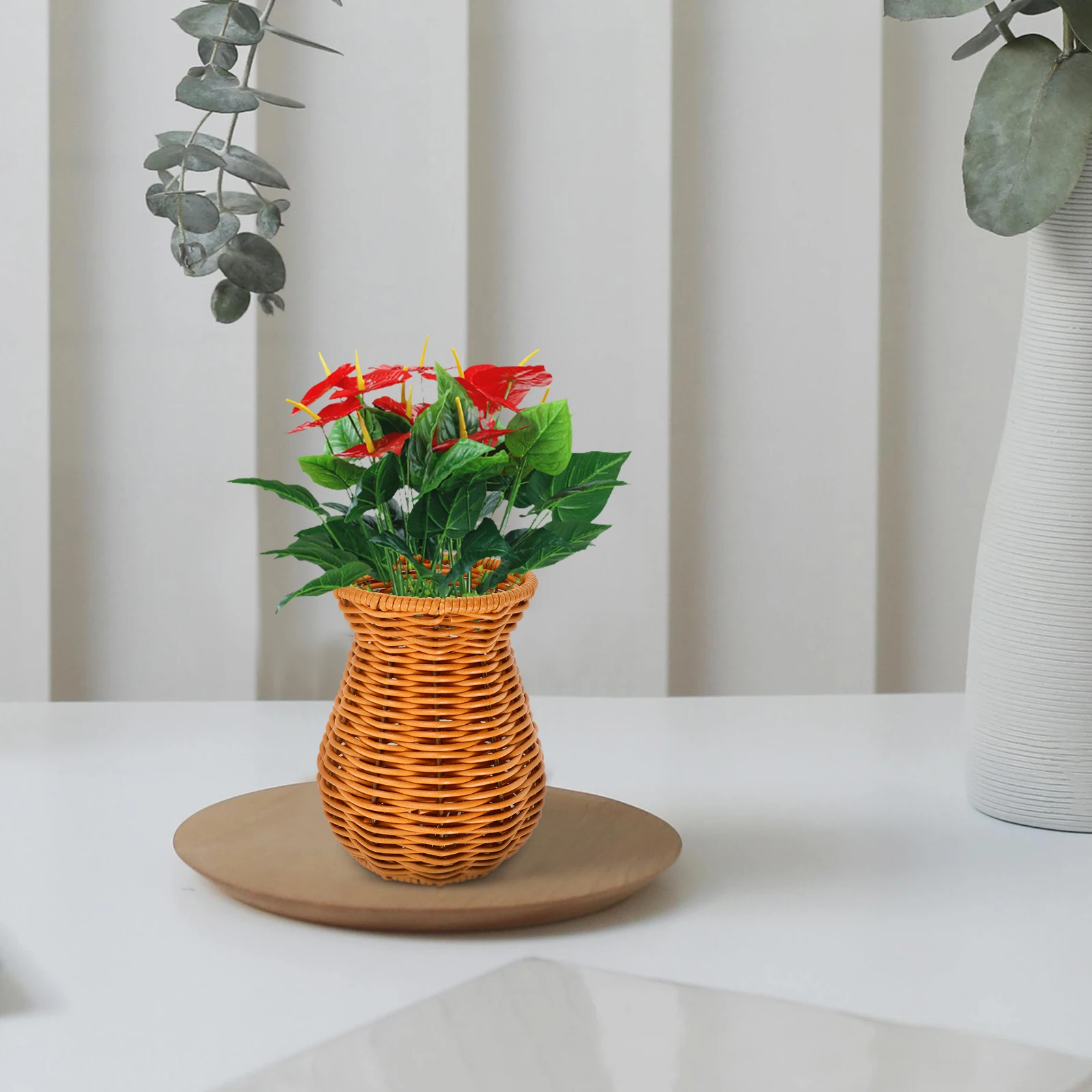

Decorative Vase Flower Vases Baskets Vintage Aesthetic Decorations Container Rustic Unique