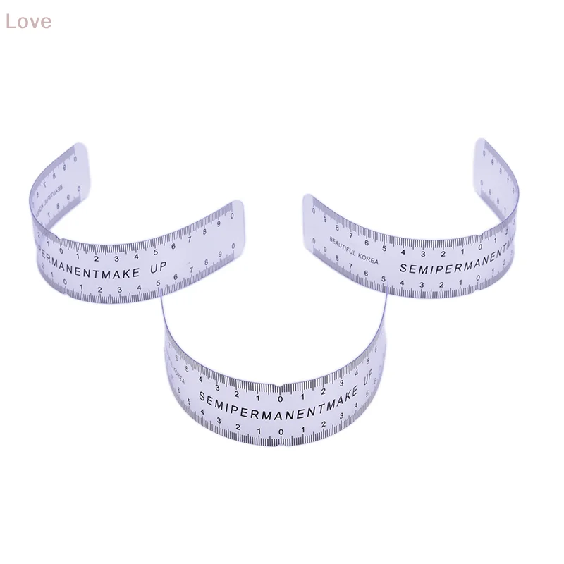 [L&P] مسطرة قياس الحواجب قابلة لإعادة الاستخدام أدوات دائمة لتشكيل ورسم الخرائط