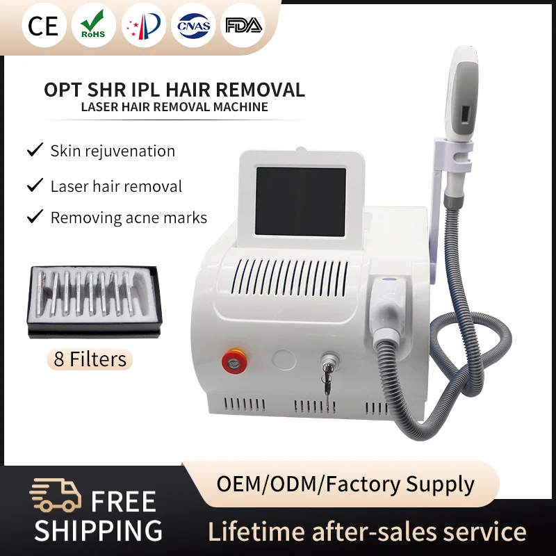 

OPT IPL Laser Hair Removal Machine System Epilator Beauty Salon Freezing Point Painless Machine Permanent Skin Care Rejuvenation