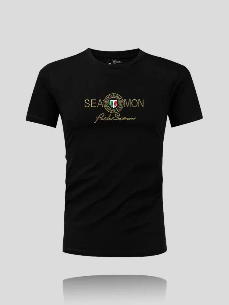 

Slim Fit Modal T-Shirt Men's Short Sleeve round Neck Quick Dry Summer Cool Feeling I.T Fashion Sun Protection Clothing