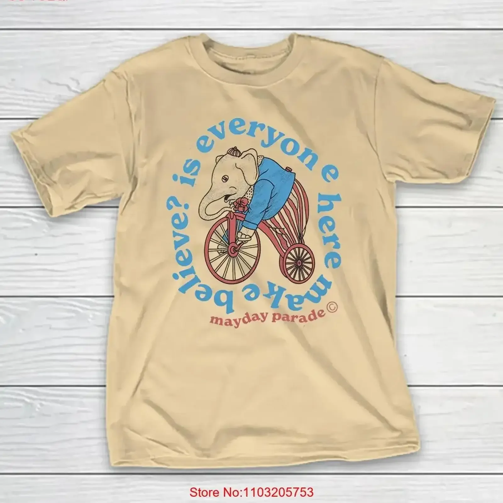 

Mayday Parade Elephant BAND For Fan S to 5XL T shirt MD56 vintage Washed Versatile streetwear Slightly Casual Stylish vintage