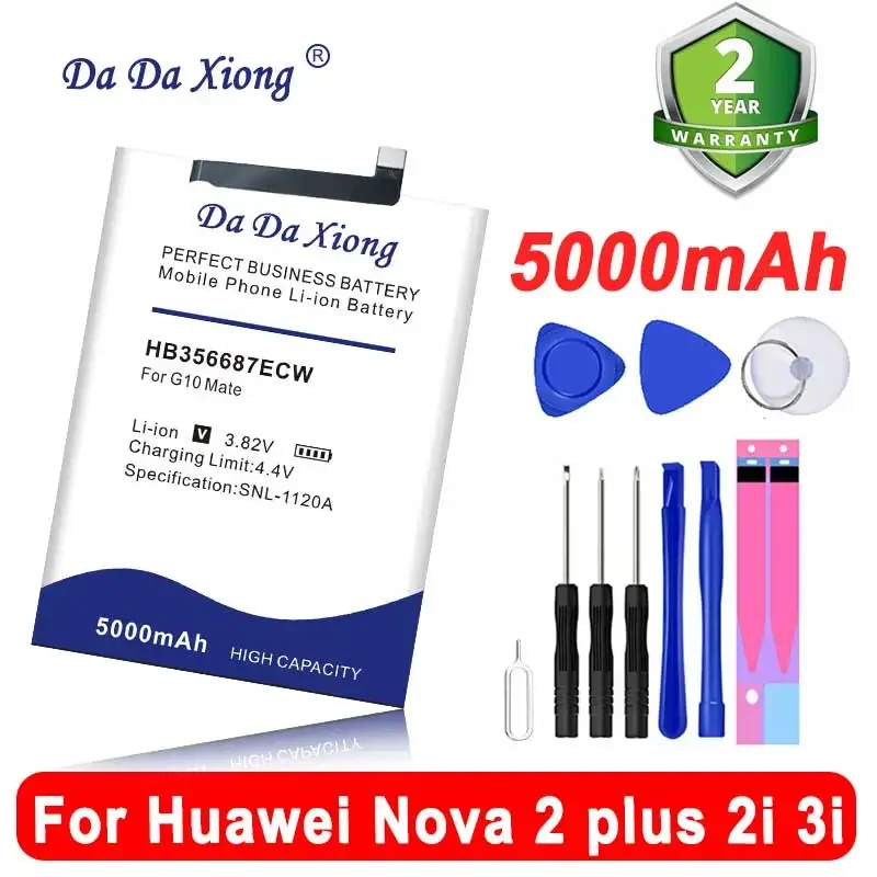 Battery For Huawei Honor Nova Mate 3X 20 2 2i 6 3i P30 Pro Plus Magic C199 C8500 G510 PL-W19 TIT-AL00，MediaPad T2 M6 7.0 8.4 Pro