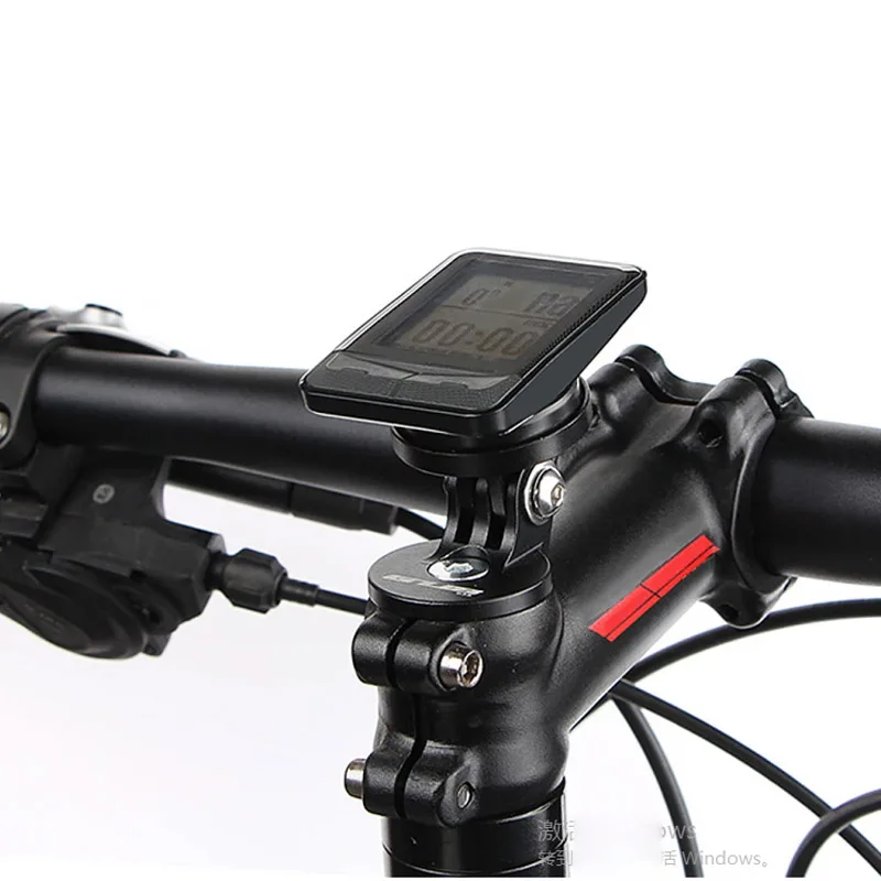 Bike Computer Holder Adjustable Road/MTB Bike Stem Top Mount Bracket Garmin Edge Bryton Cateye Wahoo Cycling Speedometer Holder